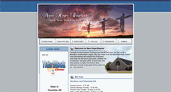 Desktop Screenshot of newhopebaptist-tx.org